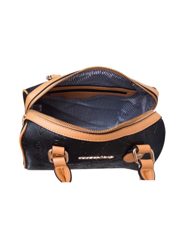 Sissy Boy Bowler Embossed Bag Black