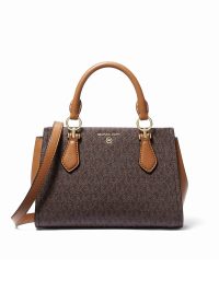 Michael Kors Marilyn Small Logo Crossbody Bag Brown Acorn