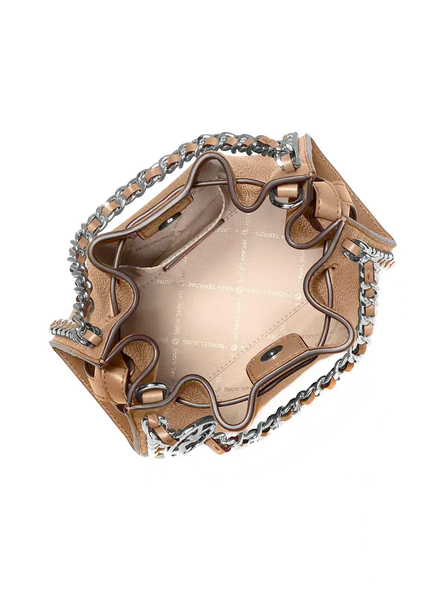 Michael Kors Mina Small Chain Convertible Crossbody Bag Driftwood