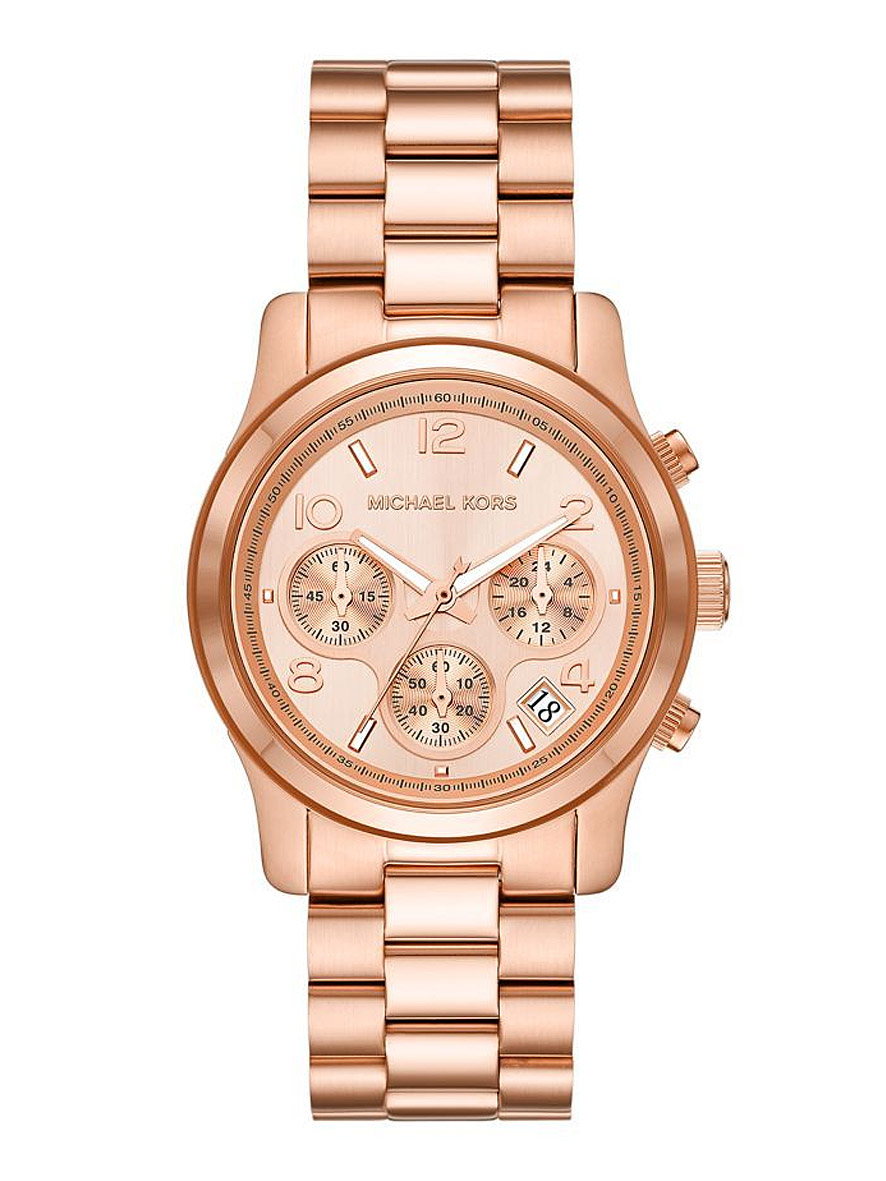 Michael Kors Runway Women's Rose Gold Stainless Steel Watch