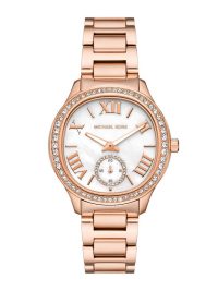 Michael Kors Sage Women's Rose Gold Stainless Steel Strap Watch