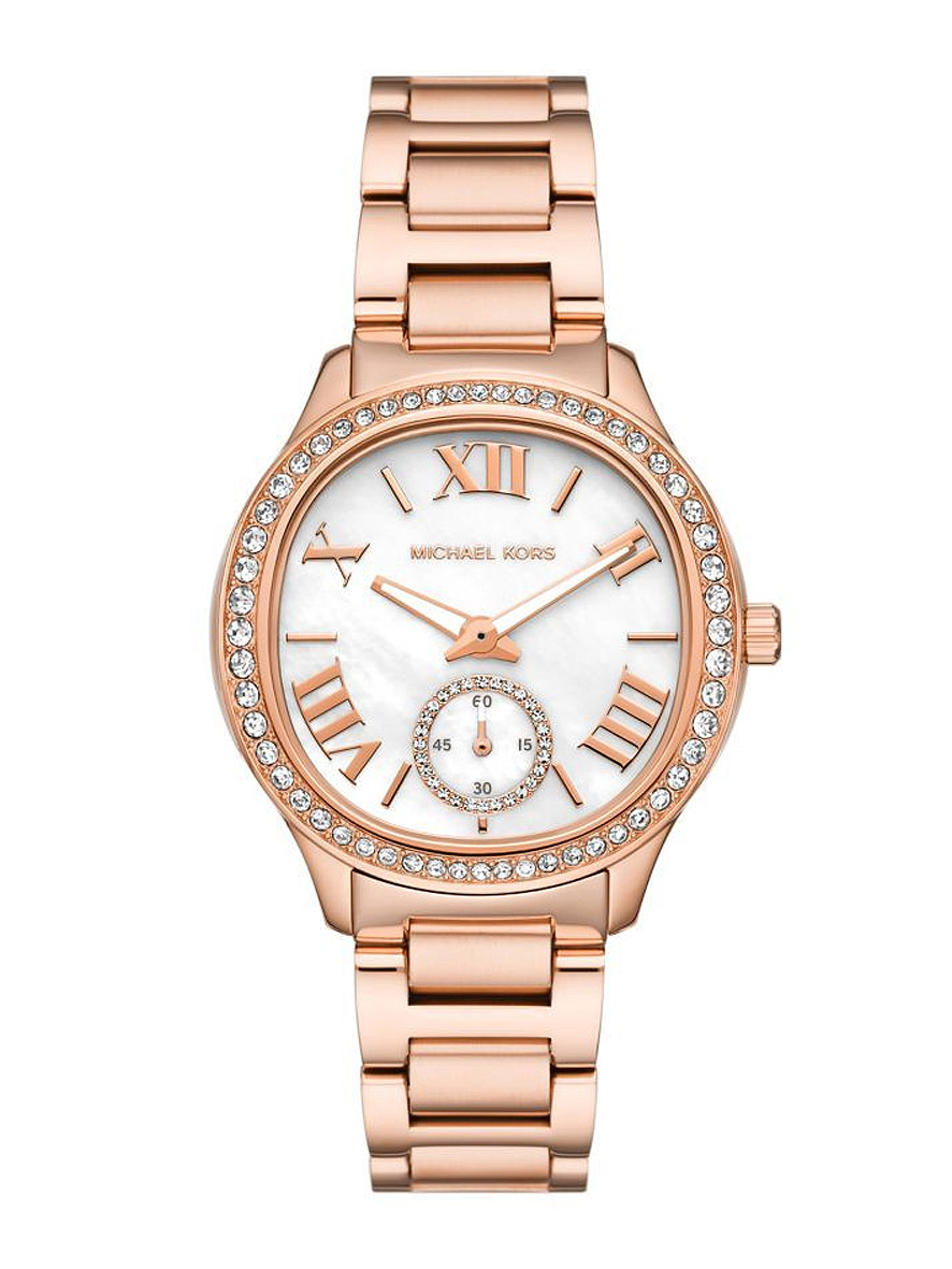 Michael Kors Sage Women's Rose Gold Stainless Steel Strap Watch
