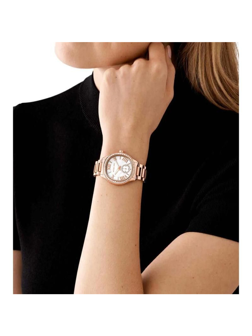 Michael Kors Sage Women's Rose Gold Stainless Steel Strap Watch