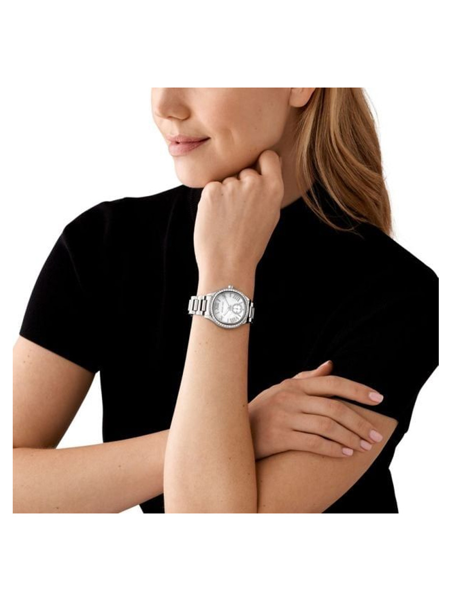 Michael Kors Sage Women's Silver Stainless Steel Strap Watch