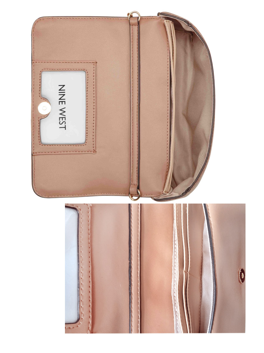 Nine West Harland Phone Crossbody Bag Clay