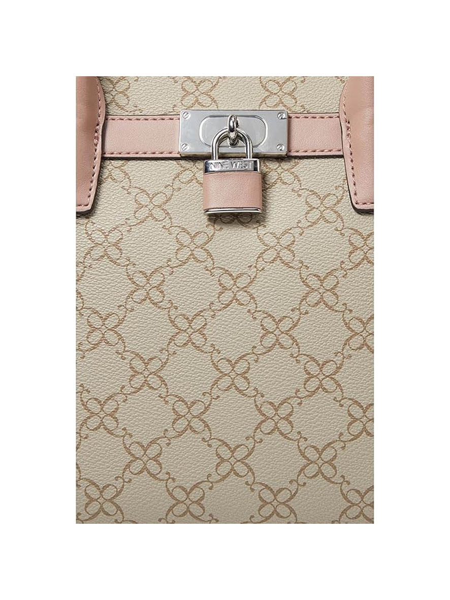 Nine West Josey Satchel Bag Mushroom Logo Dusk