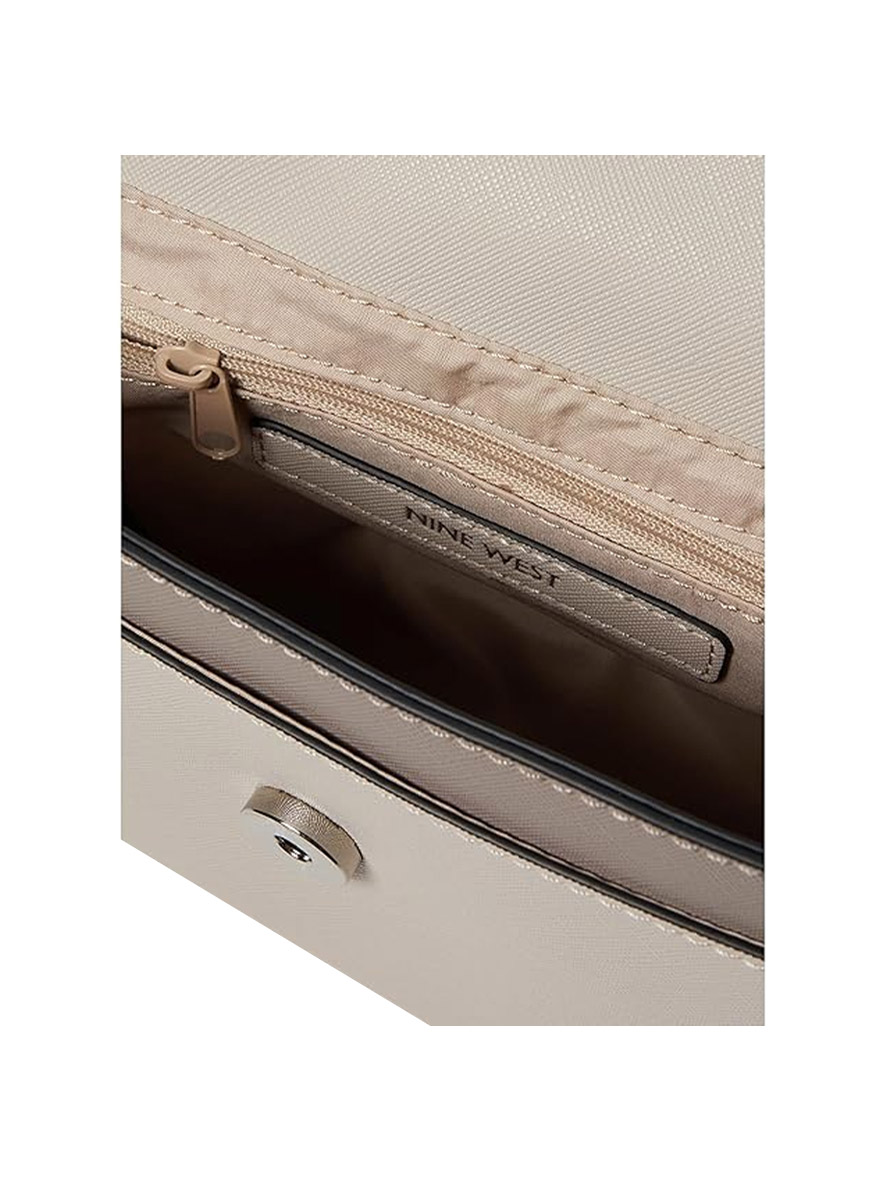 Nine West Natala Top Handle Flap Over Bag Greystone Multi