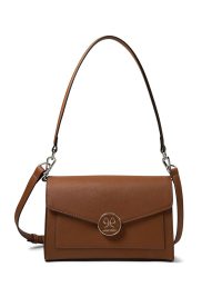 Nine West Natala Top Handle Flap Over Bag Saddle Tan