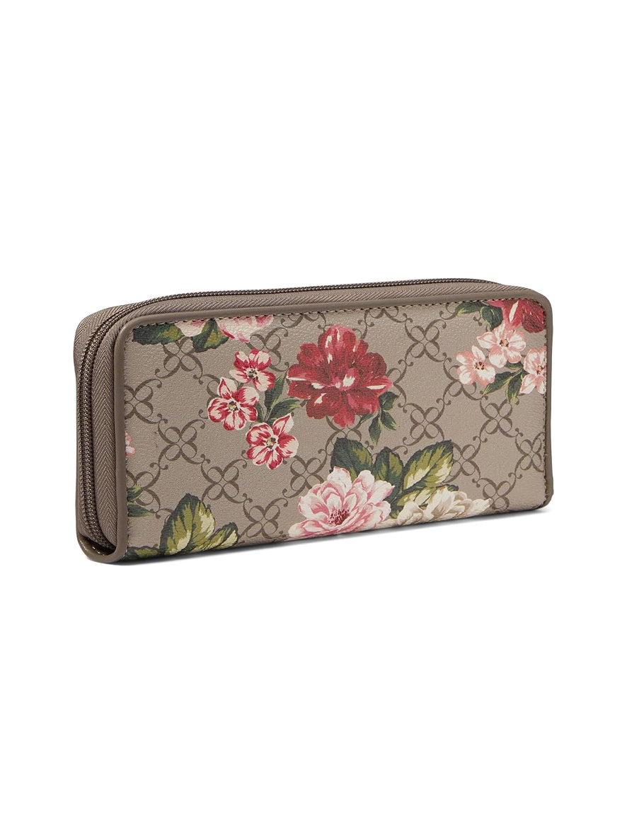 Nine West Zuri SLG Zip Around Wallet Fall Cinder Floral