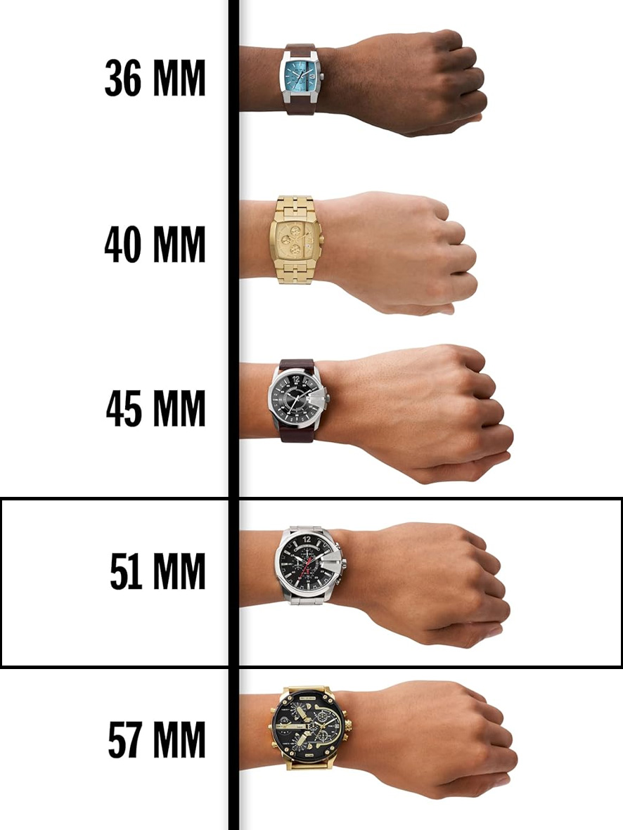 Diesel Men's Mega Chief Chronograph Stainless Steel Watch Silver