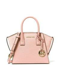 Michael Kors Avril Extra-Small Leather Satchel Powder Blush