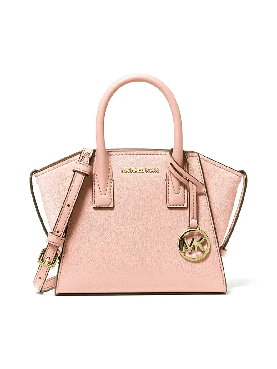 Michael Kors Avril Extra-Small Leather Satchel Powder Blush