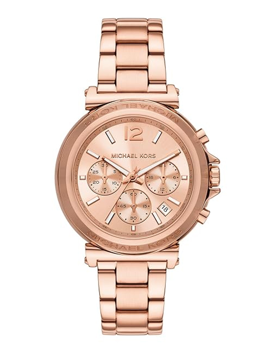 Michael Kors Oversized Maren Rose Gold-Tone Watch