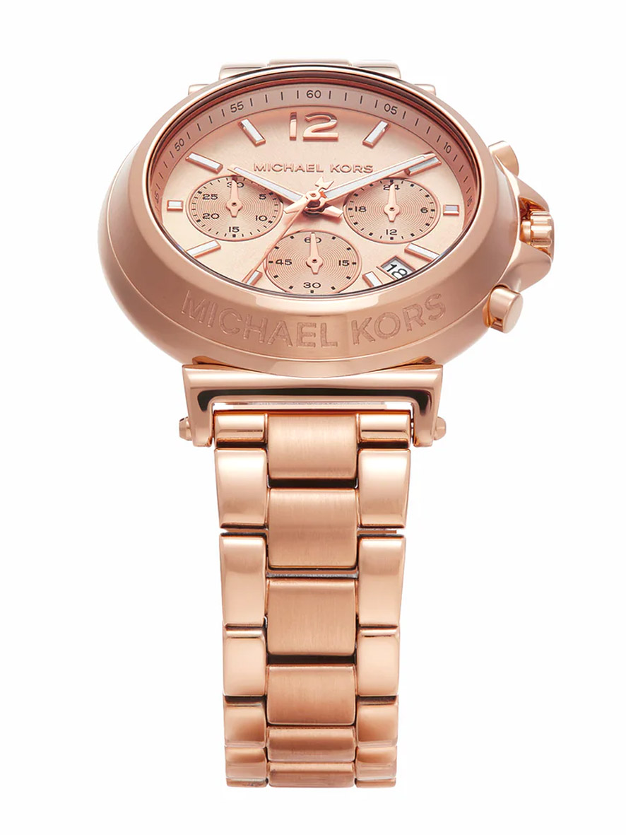 Michael Kors Oversized Maren Rose Gold-Tone Watch