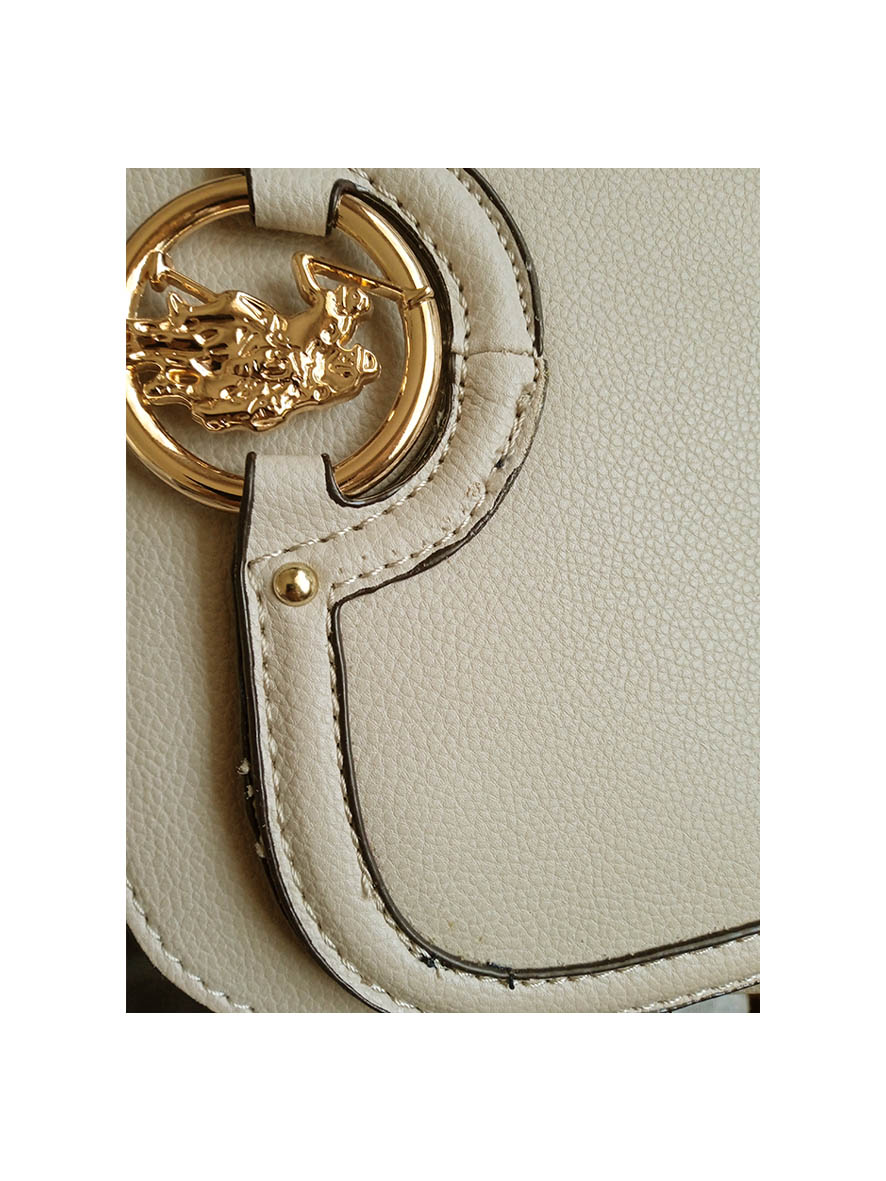 U.S. Polo Assn. Medallion Crossbody Bag Taupe