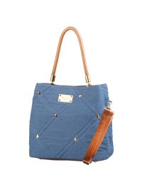 Pierre Cardin Agnes Small Grab and Crossbody Bag Denim