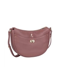 Polo Siena Small Baguette Moon Sling Bag Rosewood