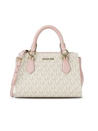 Michael Kors Marilyn Small Signature Logo Messenger Bag Powder Blush Multi