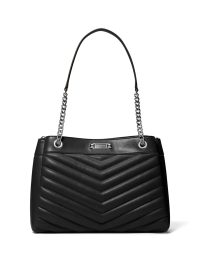 Michael Kors Whitney Medium Quilted Tote Bag Black