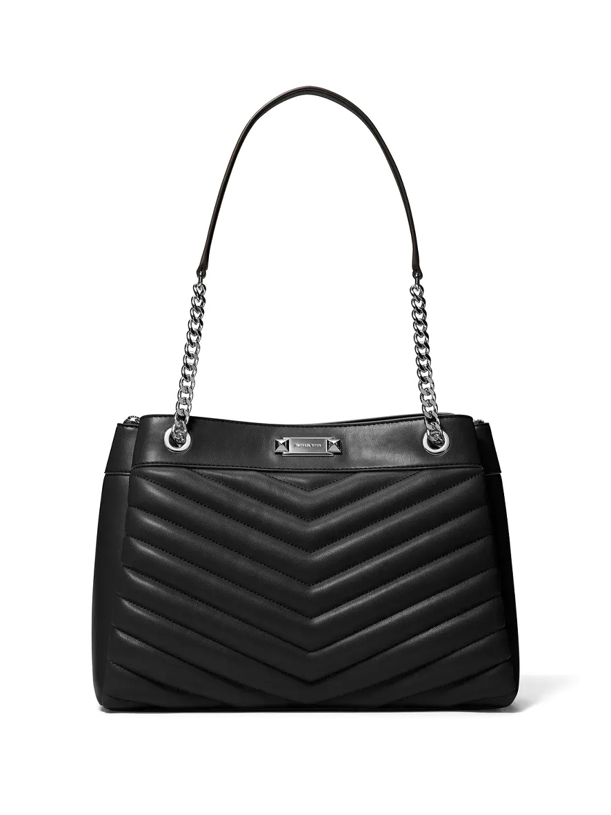 Michael Kors Whitney Medium Quilted Tote Bag Black