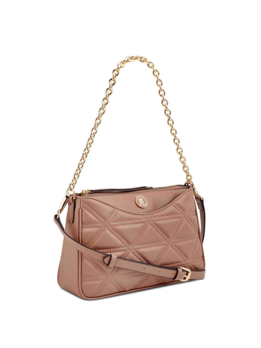 Nine West Harland Convertible Crossbody Shoulder Bag Clay