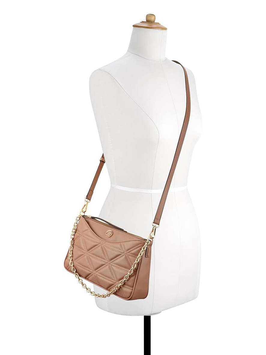 Nine West Harland Convertible Crossbody Shoulder Bag Clay