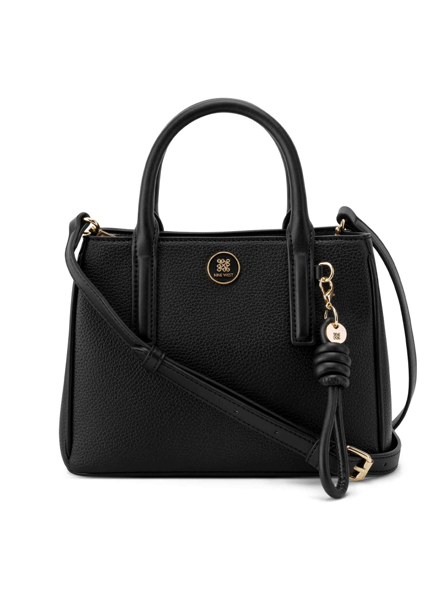 Nine West Harland Mini Satchel Crossbody Black
