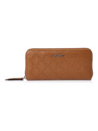 Nine West Norah SLG Large Zip Around Brandy