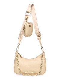 Steve Madden BTWISTIE Crossbody Bag Bone Gold