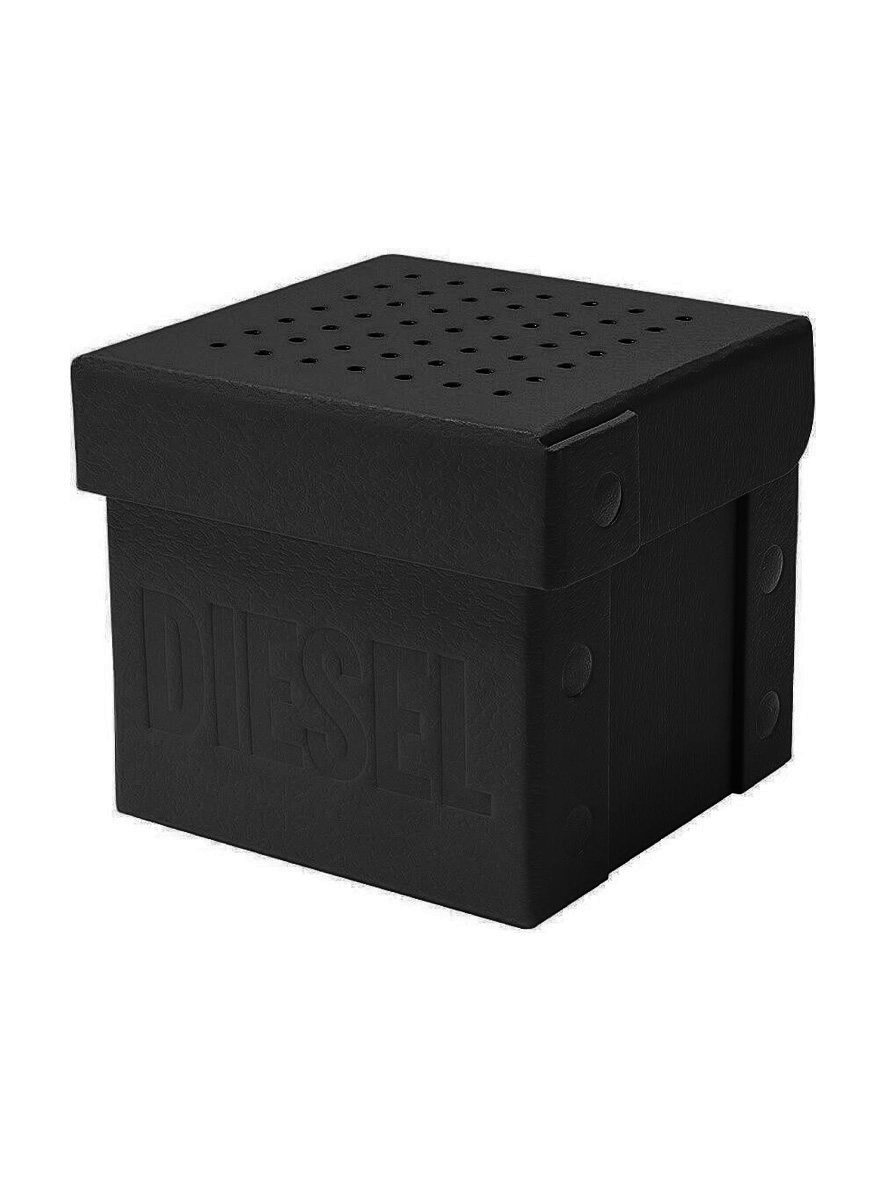 Diesel Faux Leather Watch Box Black