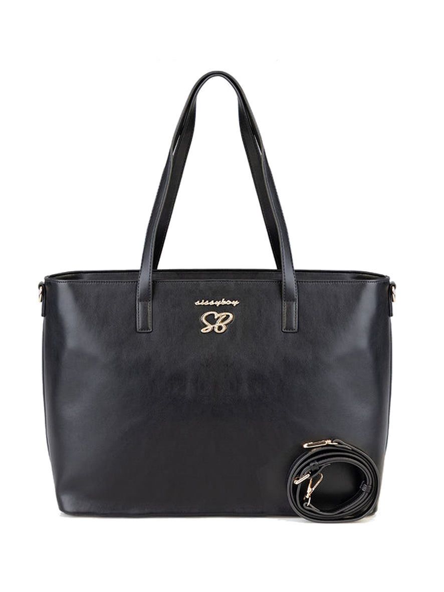 Sissy Boy Collyns Laptop Bag with Compartments Black