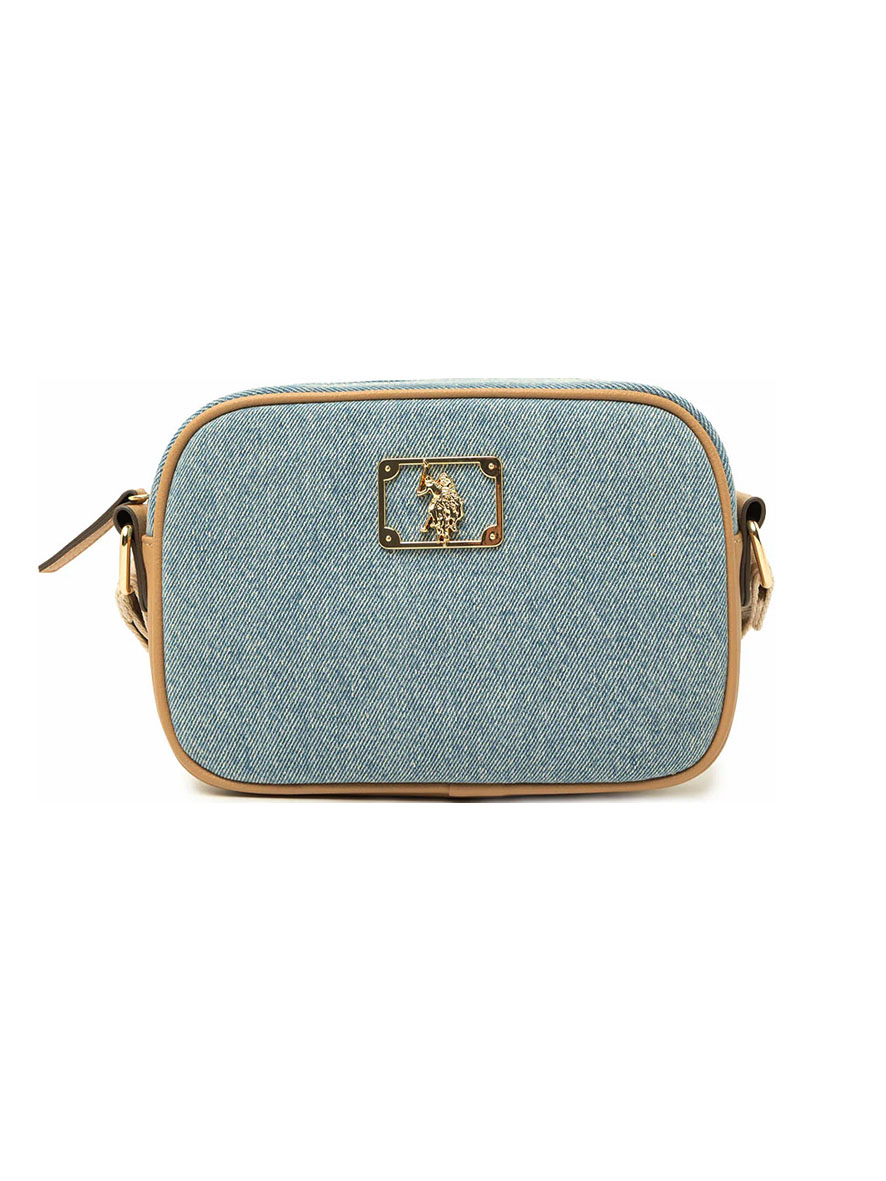 U.S. Polo Assn. Denim Crossbody Bag Medium Wash Denim Blue