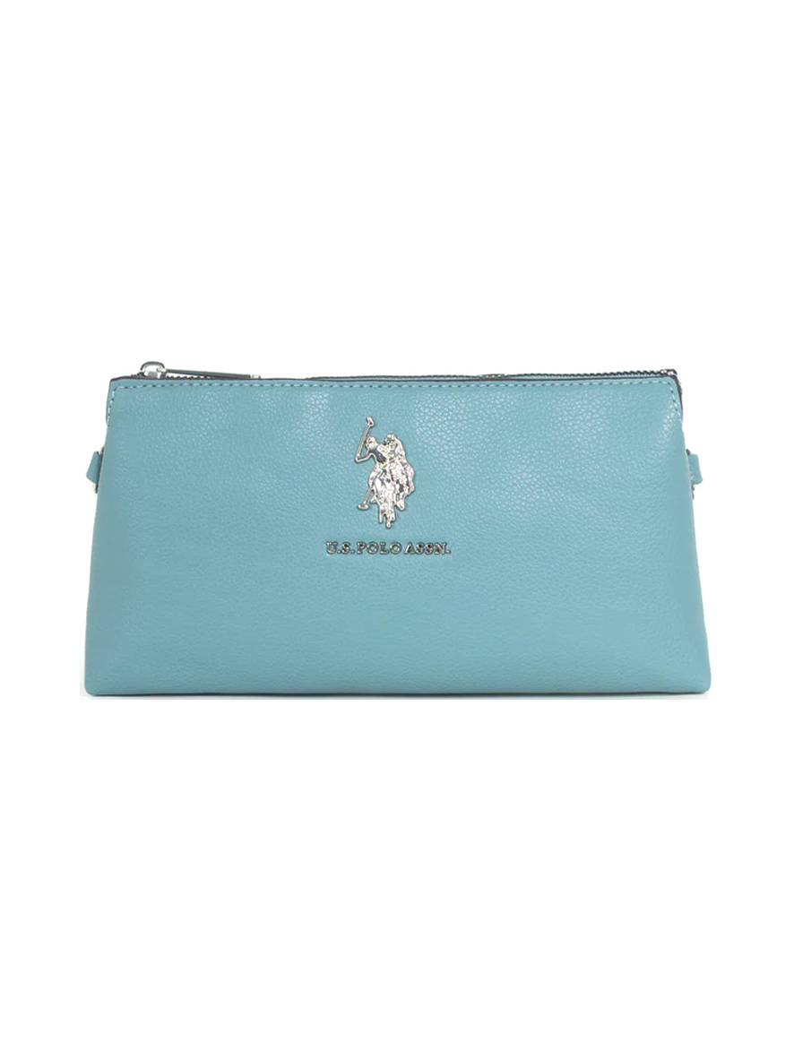 U.S. Polo Assn. Top Zip Mini Crossbody Blue