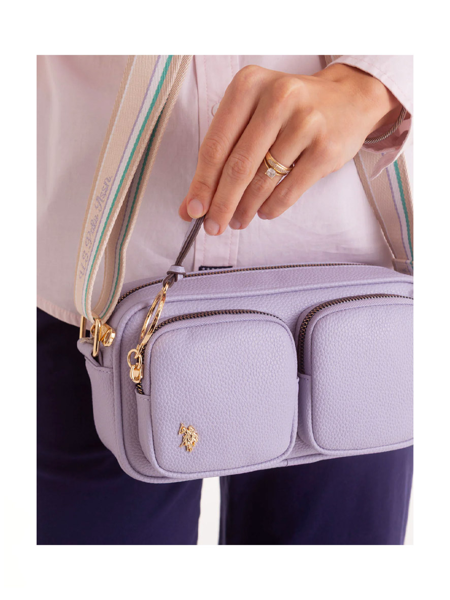 U.S. Polo Assn. Utility Crossbody Bag Lavender