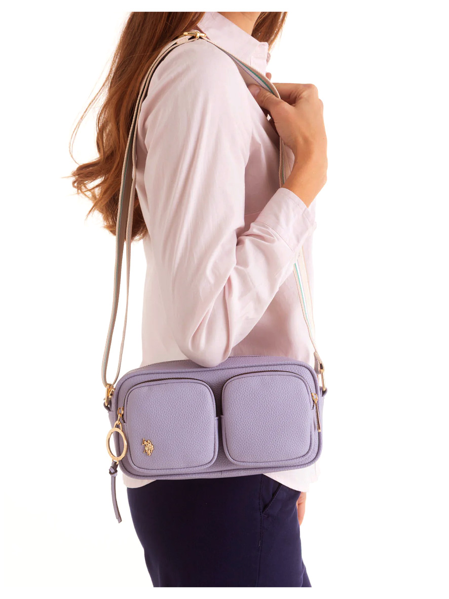 U.S. Polo Assn. Utility Crossbody Bag Lavender