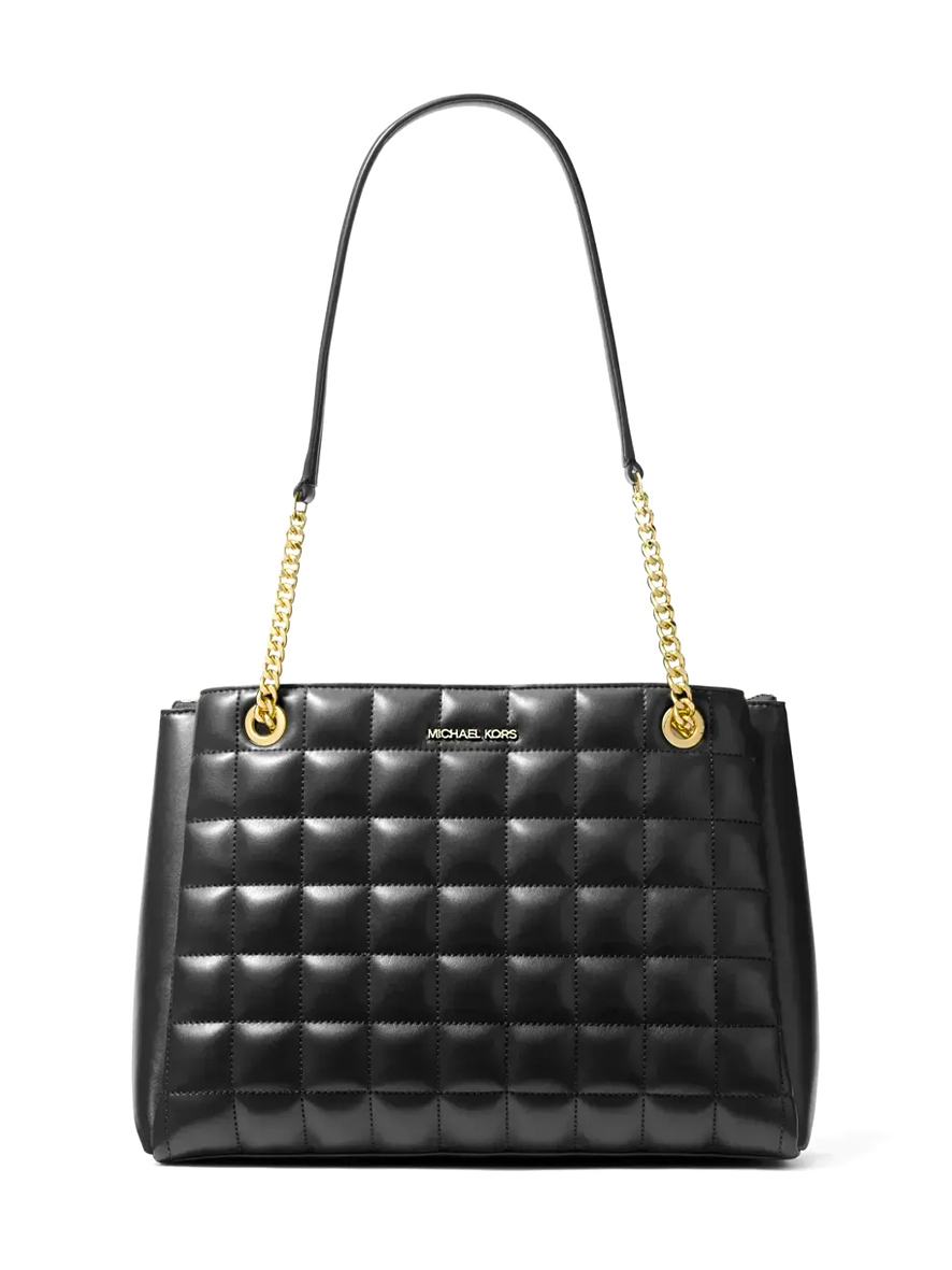 Michael Kors Soho Medium Quilted Tote Bag Black