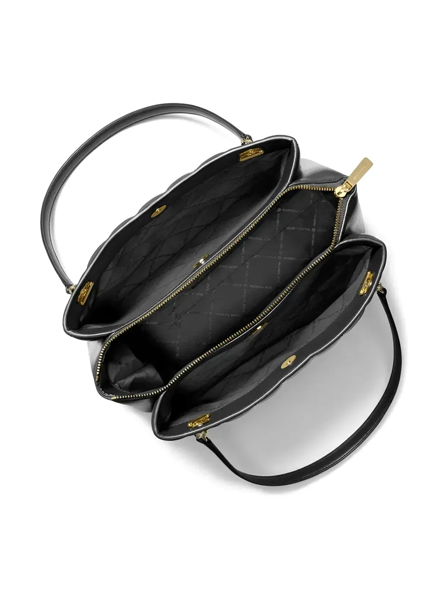 Michael Kors Soho Medium Quilted Tote Bag Black